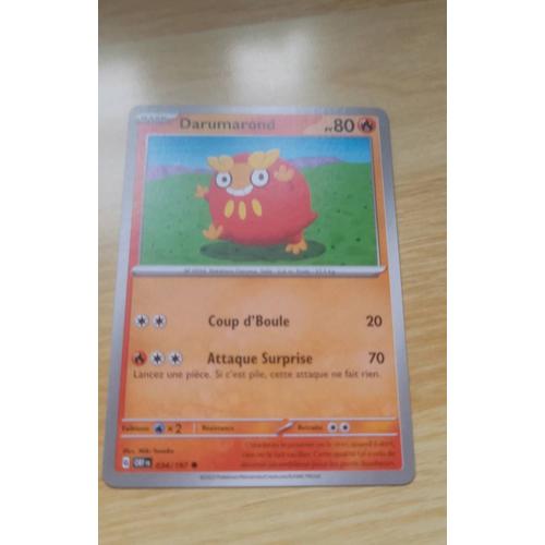 Carte Pokemon Darumarond 034/197