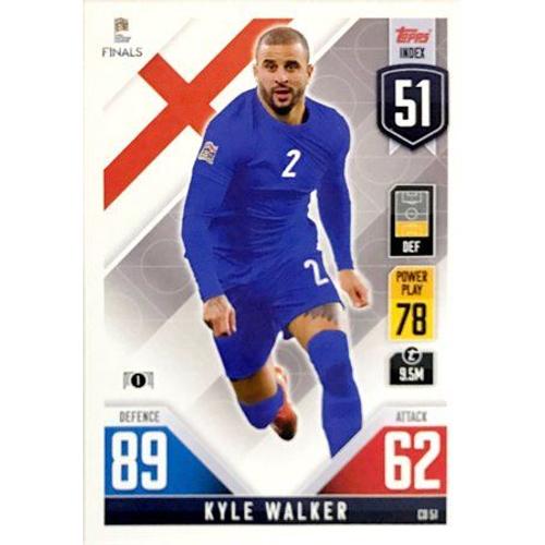 Cd51 Kyle Walker - England - Topps Match Attax - The Road To Uefa Nations League Finals 2022