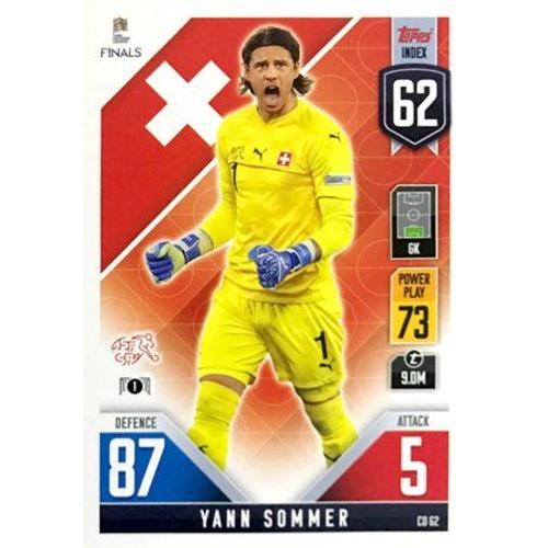 Cd62 Yann Sommer - Switzerland - Topps Match Attax - The Road To Uefa Nations League Finals 2022