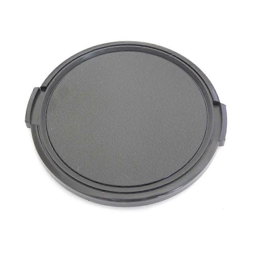 Capuchon d'objectif vhbw 72 mm compatible avec l'appareil photo Olympus 9-18 mm 4-5.6 ED (EZ-0918) - Plastique noir, avec poignée latérale