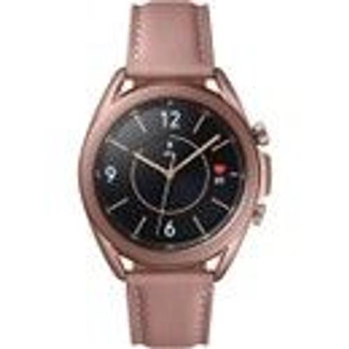 Samsung Galaxy Watch 3 - 41 Mm - Mystic Bronze - Montre Intelligente Avec Bande - Cuir - Affichage 1.2" - 8 Go - 4.3 Go - Wi-Fi, Nfc, Bluetooth - 48.2 G