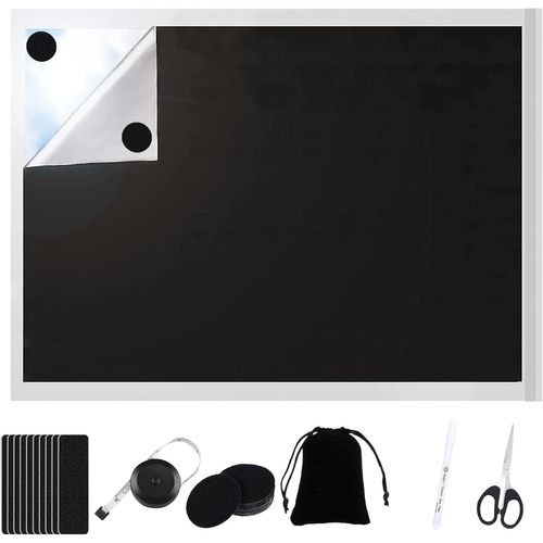 Anwxai-Tissu Occultant Pour Fenêtre De Toit 140 X 100 M,Store À Rouleau Sans Perçage Avec Revêtement Isolant Thermique,Avec Rectangle Rond Ruban Magique