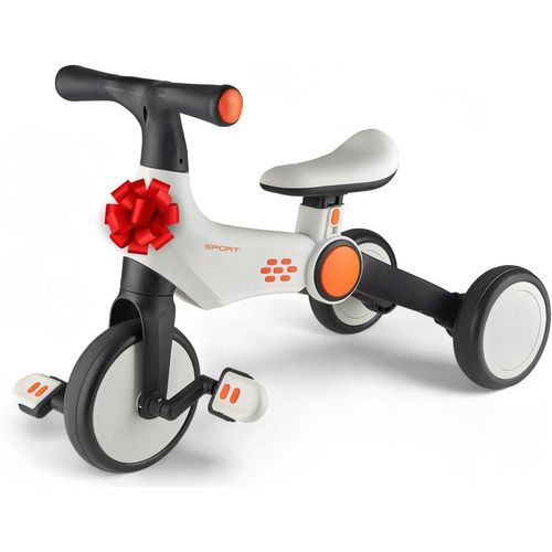 Anwxai-Draisienne 3 En 1 Et Tricycle Pour Bébé-Pour Petits Explorateurs À Partir De 2 Ans-Pliable,Réglable En Hauteur (À Partir De 32cm) Et Avec Option Pédale-Robuste Et Sûr Pour Garçons