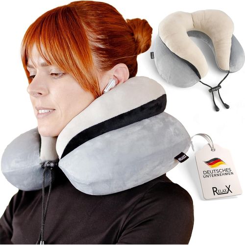anwxai-Coussin De Nuque Confortable De Qualité Supérieure Pour Avion,Voiture,Bus,Train-Coussin De Voyage En Mousse À Mémoire De Forme-Coussin De Voyage Pour Adultes-Coussin De Voyage