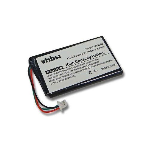 Batterie vhbw compatible avec Garmin DriveSmart 5, 65, 55, 61 LMT-S, 51 LMT-D EU, 50 LMT-D, 5 LMT GPS Navigation Navi (1100 mAh, 3,7 V, Li-Ion)