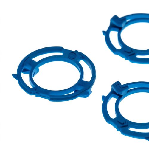 Support de tête de rasoir vhbw 3x compatible avec Philips S5130, S5075, S5077, S5079, S5000, S5080, S5013, S5100, S5082, S5050, S5110, S5070, bleu