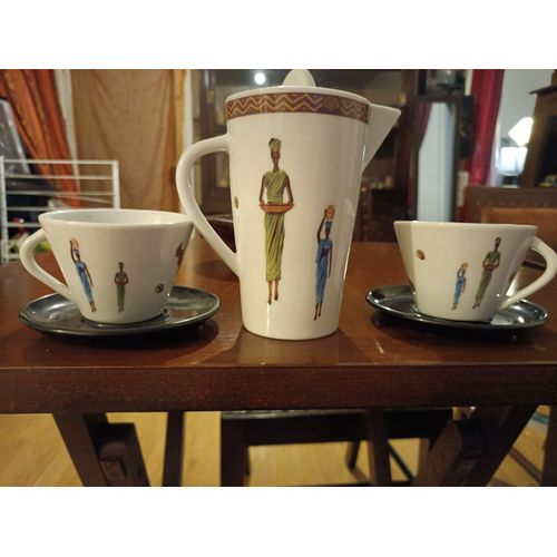 Service À Café Porcelaine Apilco