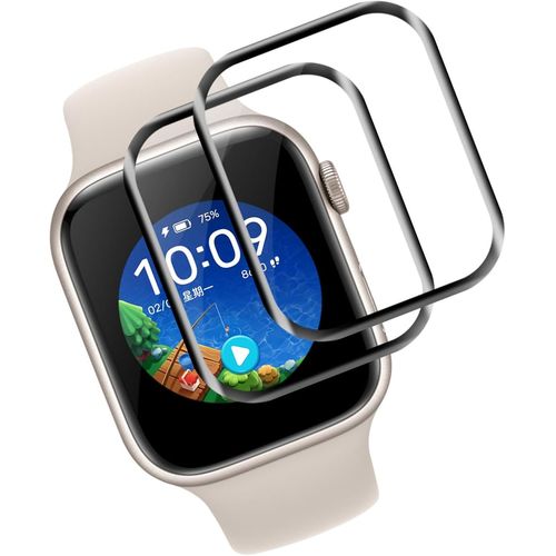 Ershi-2 Pièces Verre Trempé Pour Apple Watch Series 7/8/9 45mm, Anti Rayures Ultra-Clair Protection Écran, Sans Bulles Vitre Haut [3