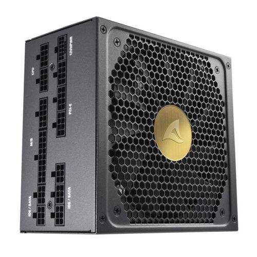 Sharkoon REBEL P30 Gold 1000W ATX3.0 (noir, 4x PCIe, gestion de c?bles, 1000 watts), Alimentation PC