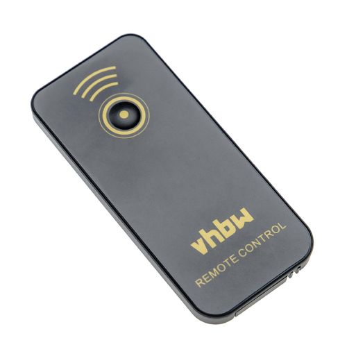Télécommande à obturateur infrarouge vhbw compatible avec Nikon Coolpix 8800, P6000, 8400, B600, P7000, A1000, appareil photo A, fonction de déclenchement de l'obturateur à 2 niveaux