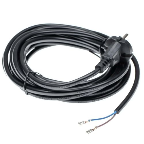 Câble d'alimentation vhbw compatible avec aspirateur Sebo XP3, XP30 - Câble de 6 m 1000 W