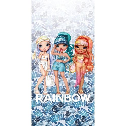 Ershi-Rainbow High - Violet Ruby Sunny - Serviette De Plage Serviette De Bain 100% Coton ¿ Dimensions 70 X 140 Cm[775]