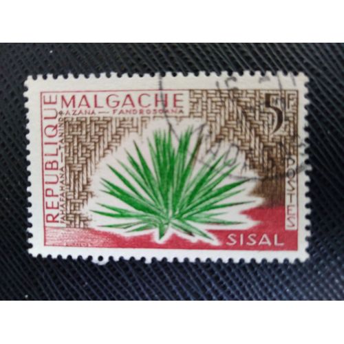 Timbre Madagascar Y T 346 Produits Du Pays - Sisal 1960 (030509 )