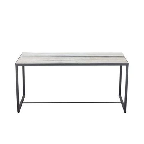 Bloomingville - Table Basse En Marbre Blanc Ines - Marron