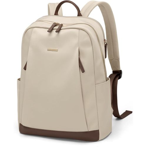 asas-Sac À Dos Ordinateur Portable 17 Pouces Pour Femmes Sac À Dos De Voyage,Grand Sac À Dos De Travail Pour Ordinateur D'Affaires,Sac A Dos Feminin,Abricot