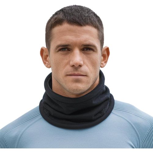 Asas-Tour De Cou Pour Homme | Tour De Cou Femme En Polaire Et Coton,Hiver Et Été Pour Moto,Ski,Montagne Et Randonnée,Utilisable Comme Foulard,Sous-Casque Et Couvre-Cou Moto,Noir ,Taille