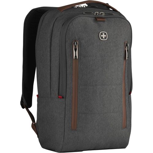 asas-Cityupgrade Sac À Dos Pour Ordinateur Portable 16 Pouces Avec Sac En Bandoulière,Tablette Tactile 12 Pouces,15 L,Femmes Hommes,Affaires Uni École Voyages,Gris,606489