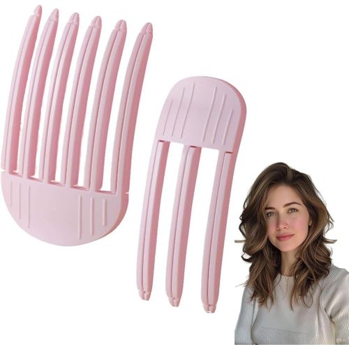 Asas-Pince À Cheveux Pour Rehausser Les Racines,Peigne De Coiffage Pour Franges Bouffantes,Pince À Cheveux Instantanée Sans Trace,Peignes De Coiffage Pour Franges Bouffantes Augmenter Le Volume 