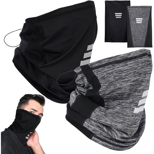 Asas-2 Pièces Foulard Bandana,Foulard De Pêche,Bandana Pour Hommes,Foulard Rafraîchissant Pour Le Cou,Foulard D'été Pour Hommes,Masque De Cyclisme,Foulard De Vélo