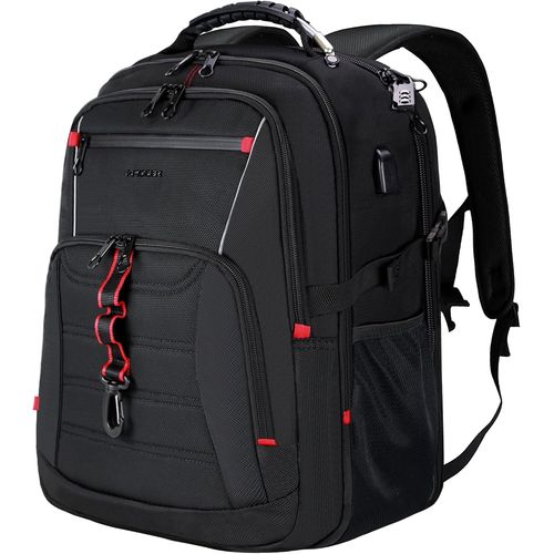 asas-Grand Sac À Dos Homme,18,4"" Xxxl,Sac À Dos Ordinateur Portable,Avec Poches Rfid Port Et Imperméable Portable Pour/Voyage/Université/Affaires/Collège/Hommes/Femmes Laptop Backpack