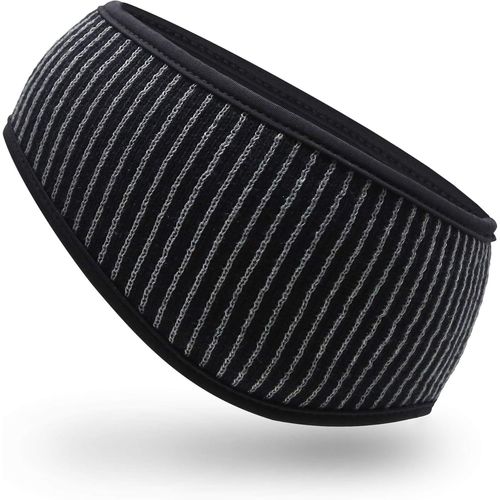 Asas-Serre-Tête Réfléchissant La Lumière Serre-Tête Serre-Tête Serre-Tête Avec Doublure Douce Pour La Peau Noir Unisexe (Tissage À Rayures Verticales)