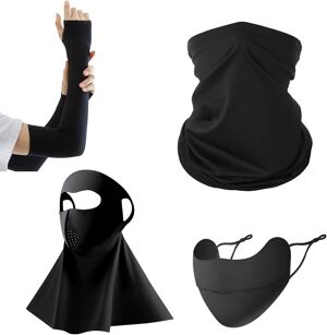 Cache-cou Multifonctionnel Homme/femme - Polyester, Coupe-vent, Respirant - Pour Moto, Ski, Running, Outdoor