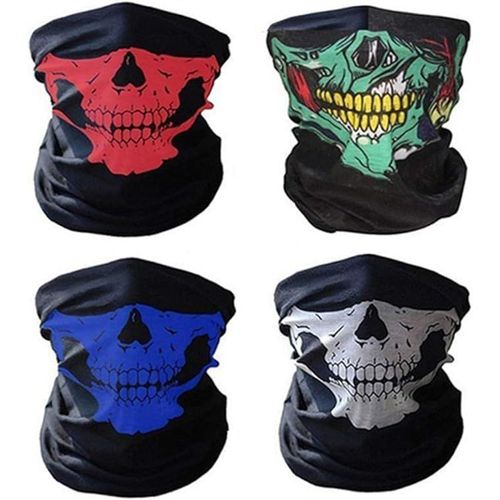 Asas-Lot De 3 Cagoules Multifonctions Pour Moto,Cagoule,Cache-Cou Pour Homme Et Femme,Multicolore,Taille Unique