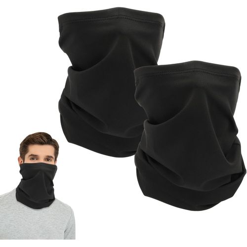 Asas-1 Cache-Cou,Capuche,Chauffe-Nuque Pour Femme,Masque De Ski,Noir + Noir.,Taille Unique
