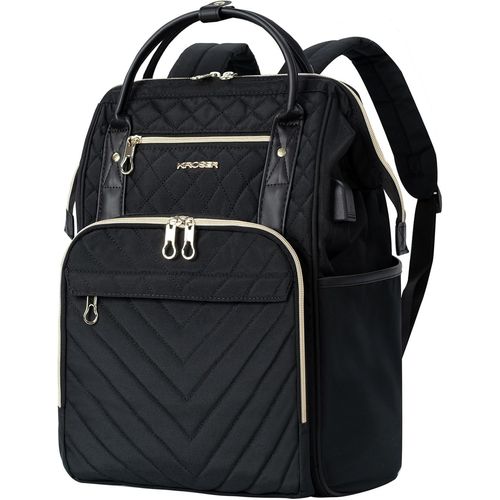 asas-Sac À Dos Pour Ordinateur Portable De 17 Pouces-Élégant Sac À Dos Hydrofuge Décontracté Avec Port Usb-Sac De Voyage Pour Homme Et Femme-Matelassé