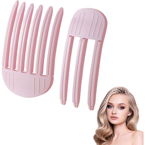 Asas-Pinces À Cheveux Volumisantes,Ensemble De Pinces À Cheveux Volumisantes,Pinces À Racines De Cheveux Volumisantes,Clips Moelleux Pour Créer Une Forme Naturelle Et Abondante(Rose) 