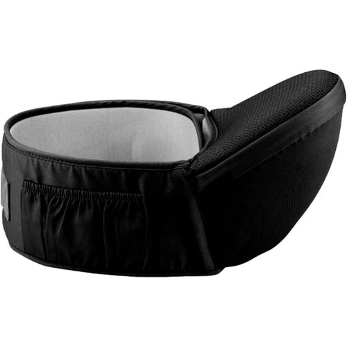 Asas-Porte-Bébé Pour Siège De Hanche Avec Poches,Réglable Porte-Bébé Assise Hipseat,Ergonomique Bébé Ventral Taille Tabouret Pour Bébés Nouveau-Né Tout-Petits Âgés De 0 À 36 Mois (Noir)