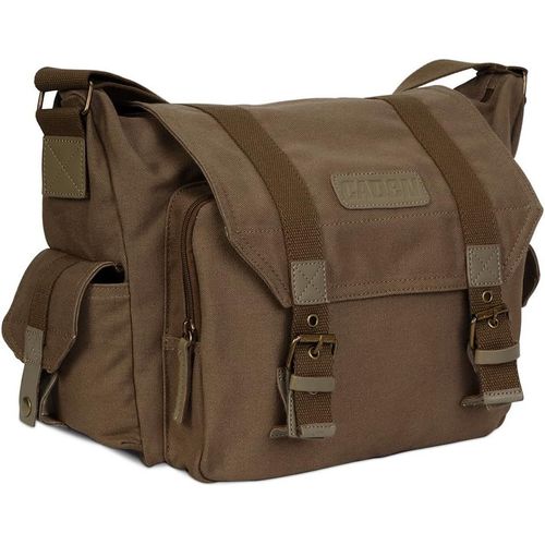 asas-Sacoche Pour Appareil Photo De Voyage Compact En Toile Vintage Avec Insert Rembourré Compatible Avec Appareil Photo Reflex Numérique Sony Nikon Canon