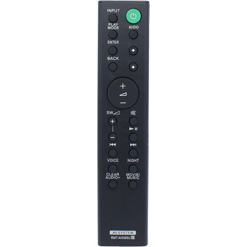 asas-Rmt-Ah300U Télécommande De Rechange Pour Barre De Son Sony Ht-Ct290 Ht-Ct291 Htct290 Htct291 Sa-Ct290 Sa-Ct291