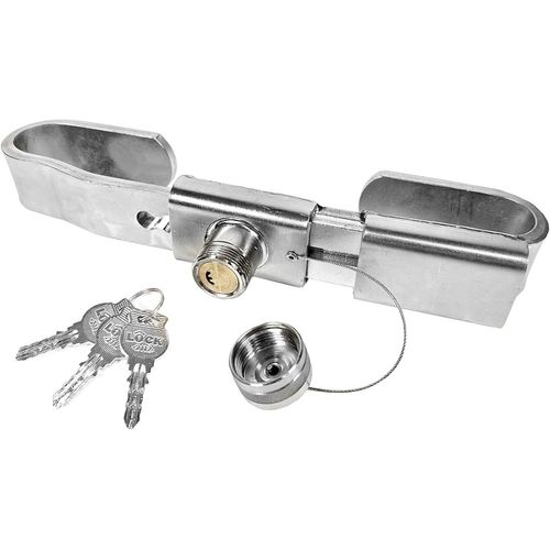asas-Cadenas Antivol Antivol De Verrouillage Réglable De 240 À 330Mm (38Mm.) Acier Inoxydable Serrure De Porte Camion Pour Conteneurs,Semi-Remorques Avec Débordements,Plate-Forme Et Réfrigérateurs