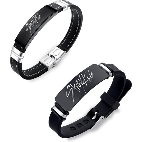Asas-Bracelet Stray Kids 2pcs,Réglable Wristband,Bijoux Et Accessoires Pour Fans-Cadeaux Pour Les Enfants