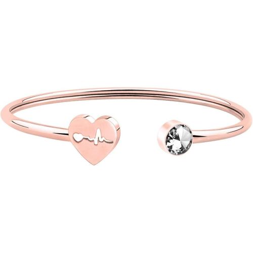 Asas-Bracelet Manchette En Forme De Stéthoscope Avec Battement De C?Ur Délicat-Cadeau Pour Infirmière,Médecin,Étudiant