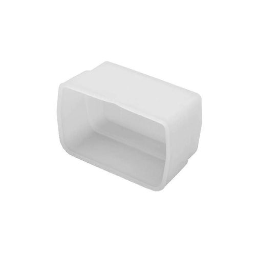 Diffuseur de flash vhbw compatible avec Nikon Speedlight SB400, SB-400 Flash, Appareil photo - Plastique Blanc