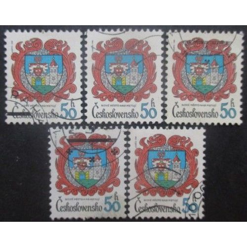 Tchecoslovaquie N°2477 X 5 Oblitéré