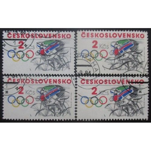 Tchecoslovaquie N°2601 X 4 Oblitéré