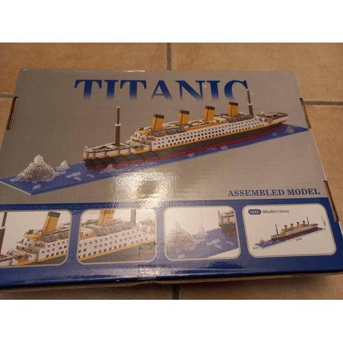 Jeu de construction Titanic Blocks 1860 pièces puzzle 3D jouet