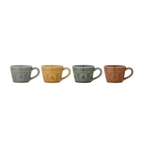 Bloomingville - Tasse En Grès Rani Set De 4  - Multicolore