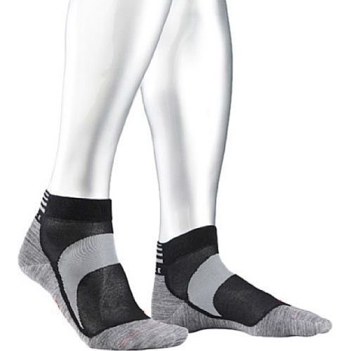 Falke - Falke Bc6 - Chaussettes De Cyclisme Taille 44-45, Gris/Noir