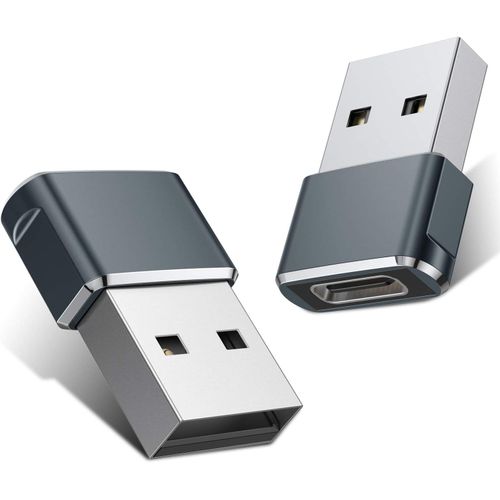 BAERTMY-Adaptateur Usb Vers Usb C 2 Pack,Type C Femelle Vers Usb A Mâle Convertisseur Chargeur Pour Iphone 16 15 14 13 12 Pro Max,Ipad 10 Air 4 5 Mini 6 7,Samsung Galaxy S23 S24 A54 A55,Z Fold Flip