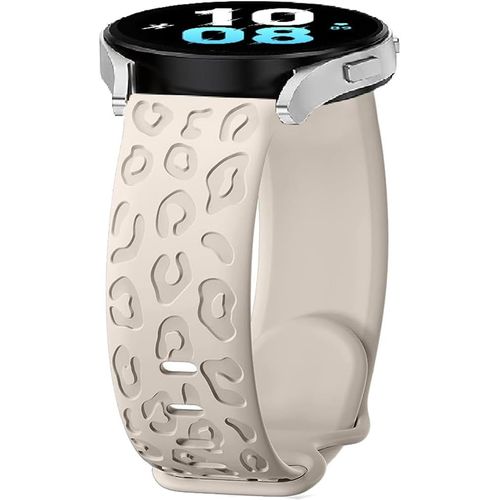 Baertmy-Bracelet Silicone Pour Garmin Approach S50/S42/S40/S12, 20mm Sport Leopard Bracelets De Remplacement Pour Garmin D2 Air X10/Vivomove Trend/Forerunner 55/165 Music/158