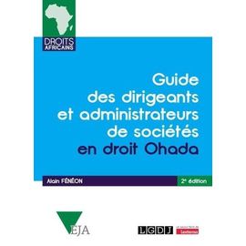 Guide Des Dirigeants Et Administrateurs De Sociétés En Droit Ohada