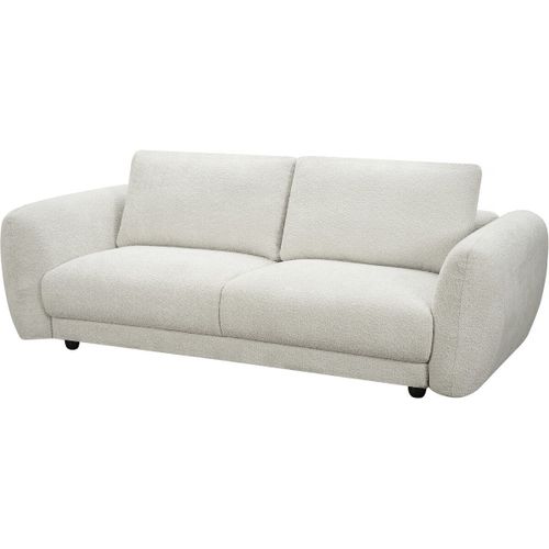 Canapé Droit En Tissu Chenille "Saint Germain S" - 3 Places - Beige