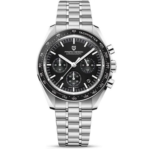 Pagani Design 1701 Classic Moonwatch Montre Hommes Quartz Chronographe Montres Japon Vk63 Mouvement Acier Inoxydable Etanche Montre Sport