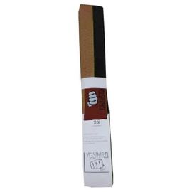 Ceinture d'arts martiaux - SOFTEE - Yosihiro - Brun-Noir - 2.80 cm - Mixte