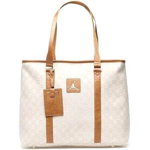 Tote Bag - JORDAN - Monogram - Beige - Grand format - Durable et élégant