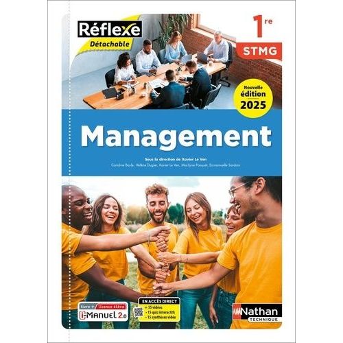 Management 1re Stmg Réflexe - Livre + Licence Élève